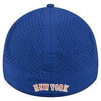Casquette New Era Royal York Mets 39THIRTY A-Frame perforée Flex pour homme