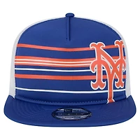Casquette snapback New Era Royal New York Mets 9FIFTY A-Frame Trucker pour homme