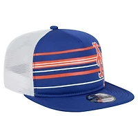Casquette snapback New Era Royal New York Mets 9FIFTY A-Frame Trucker pour homme