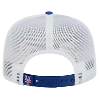 Casquette snapback New Era Royal New York Mets 9FIFTY A-Frame Trucker pour homme