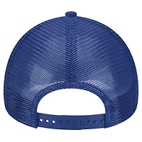 Casquette ajustable New Era Royal New York Mets 9FORTY A-Frame Trucker pour homme