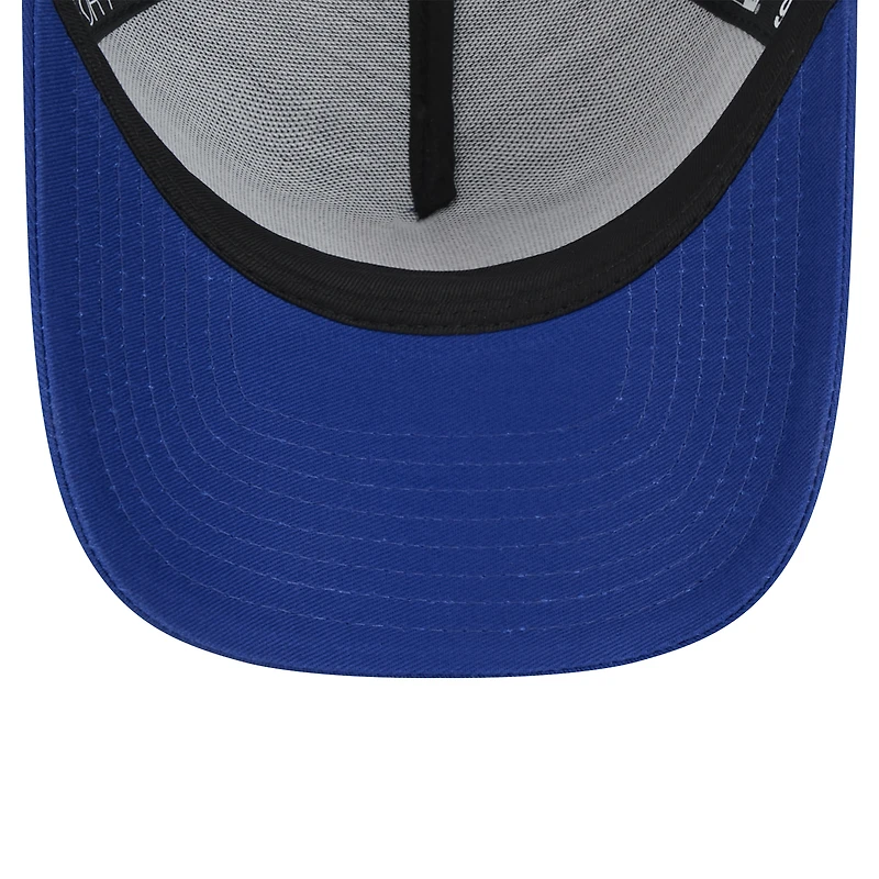 Casquette ajustable New Era Royal New York Mets 9FORTY A-Frame Trucker pour homme