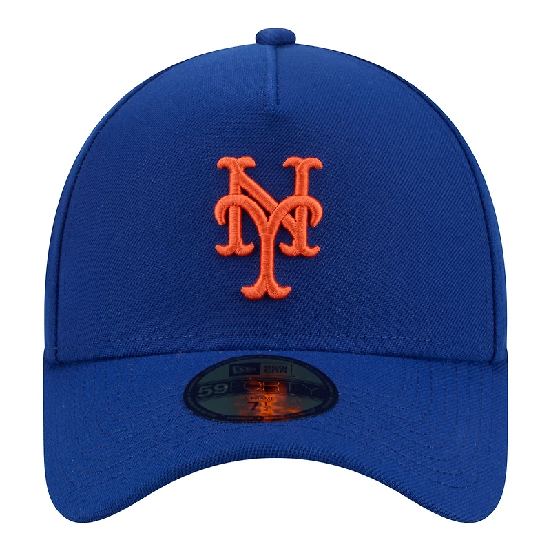 Men's New Era Royal York Mets A-Frame 59FORTY Fitted Hat