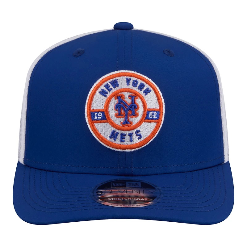 Men's New Era Royal New York Mets Active 9SEVENTY Adjustable Trucker Hat