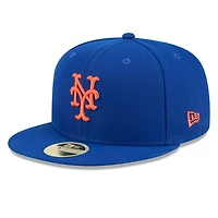 Casquette ajustée 59FIFTY pour homme New Era Royal York Mets Baseball Hall of Fame