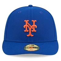Men's New Era Royal York Mets Baseball Hall of Fame 59FIFTY Low Profile Fitted Hat