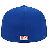 Casquette ajustée à damier New Era Royal York Mets 59FIFTY pour homme