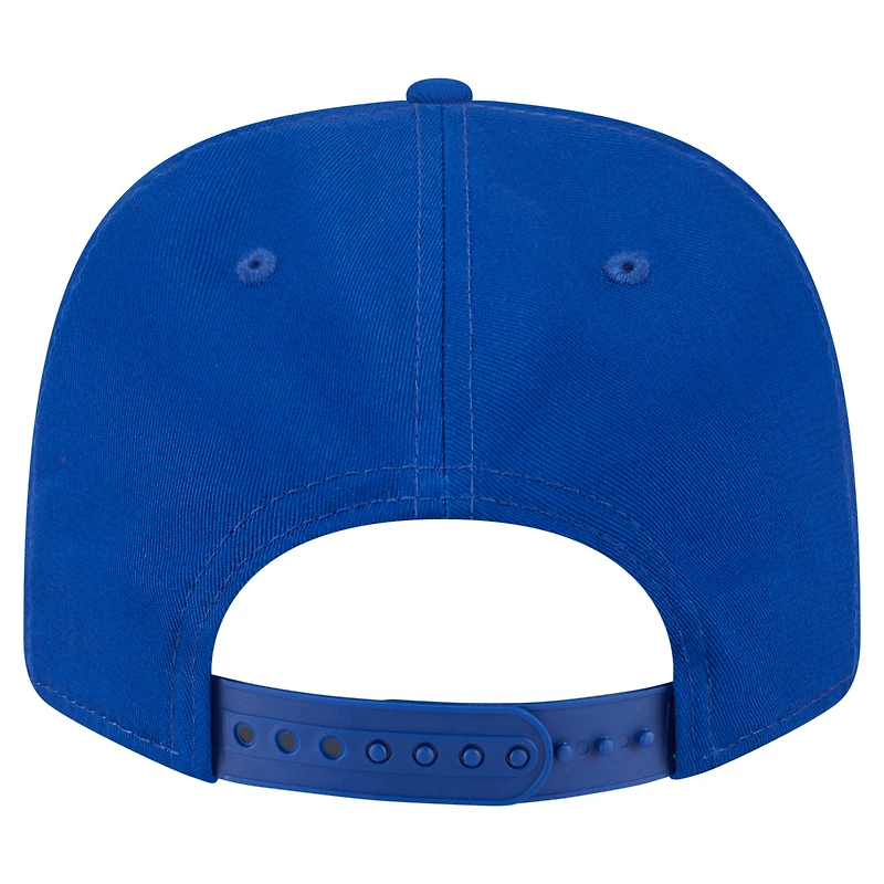 Casquette extensible à bouton-pression New Era Royal New York Mets Circle Patch 9SEVENTY pour homme