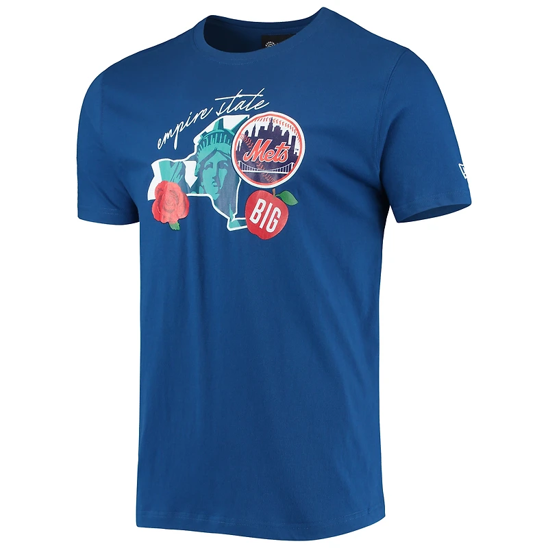 T-shirt New Era Royal York Mets City Cluster pour homme