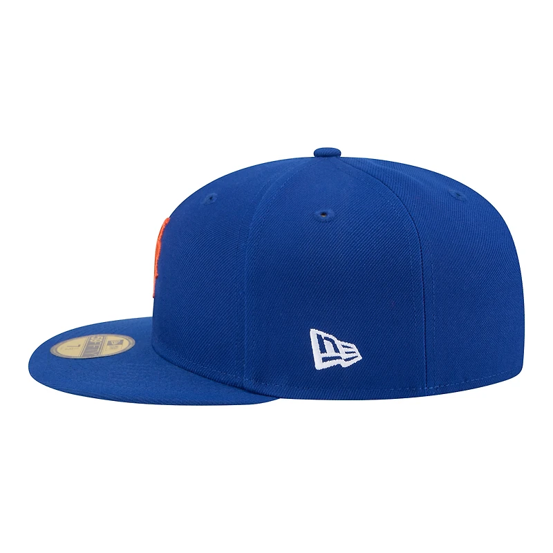 Casquette ajustée New Era Royal York Mets City Patch 59FIFTY pour homme