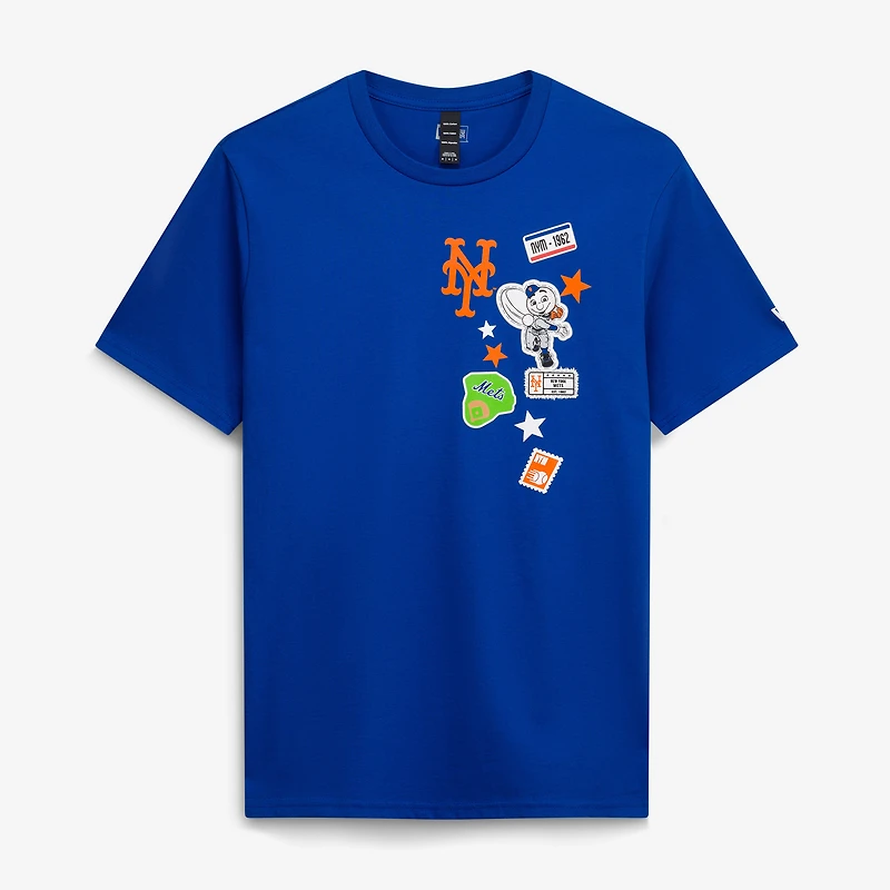 Men's New Era Royal York Mets City Patch T-Shirt