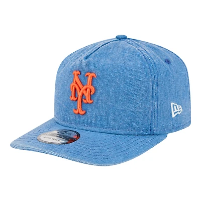 Casquette ajustable New Era Royal New York Mets Denim Classic 19TWENTY pour homme
