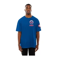 T-shirt brodé New Era Royal York Mets FDNY pour homme