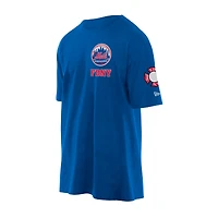 T-shirt brodé New Era Royal York Mets FDNY pour homme