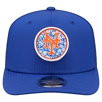 Men's New Era  Royal New York Mets Floral Patch 9SEVENTY Adjustable Hat