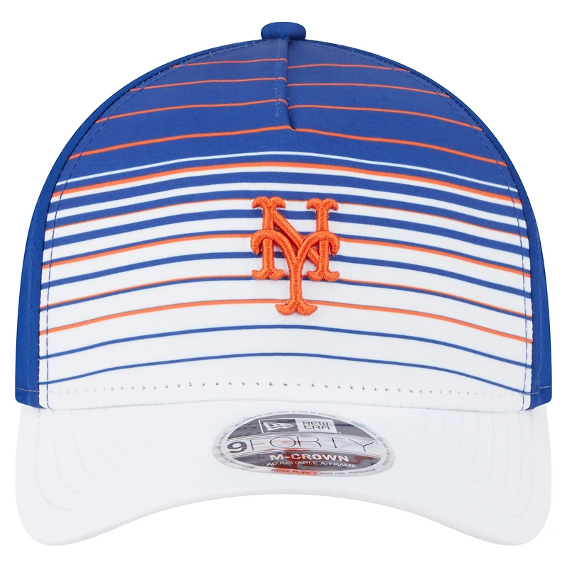 Casquette ajustable New Era Royal New York Mets Gradient 9FORTY M-Crown pour homme