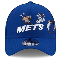 Casquette ajustable New Era Royal New York Mets Looney Tunes A-Frame 9FORTY pour homme