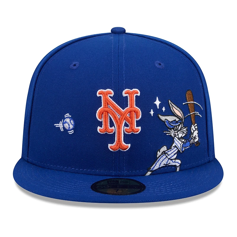 Men's New Era Royal York Mets Looney Tunes Bugs Bunny 59FIFTY Fitted Hat