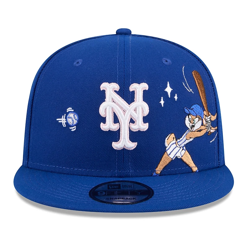 Men's New Era Royal New York Mets Looney Tunes Lola Bunny 9FIFTY Snapback Hat