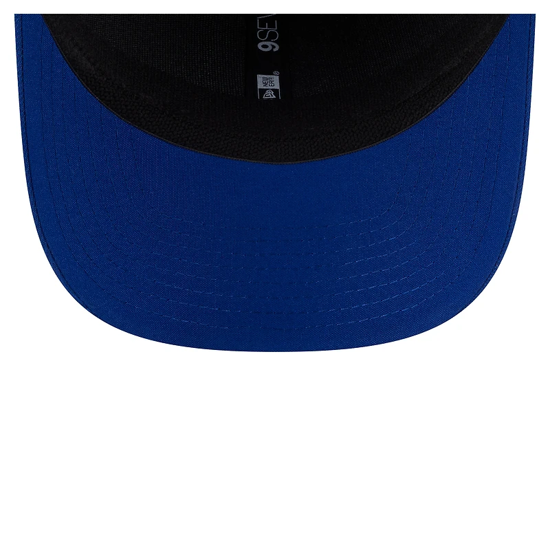 Casquette extensible à boutons-pression New Era Royal New York Mets Multi-Rope 9SEVENTY pour homme