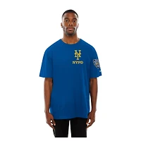 Men's New Era Royal York Mets NYPD Embroidered T-Shirt