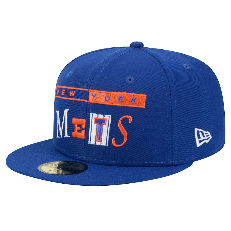 Casquette ajustée New Era Royal York Mets Ransom 59FIFTY pour homme