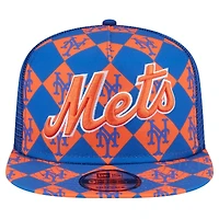 Casquette Snapback 9FIFTY Snapback Royal New York Mets Seeing Diamonds New Era pour hommes