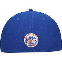 Casquette ajustée 59FIFTY Royal New York Mets Shadow Logo pour homme Era
