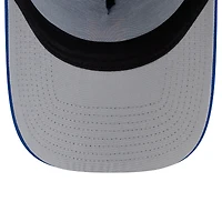 Men's New Era Royal New York Mets Side Script 9FORTY A-Frame Trucker Adjustable Hat