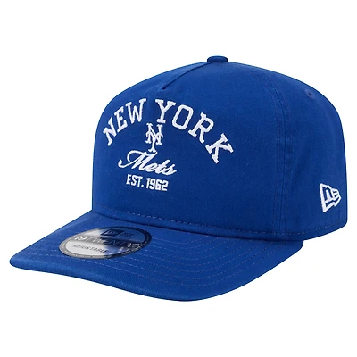 Casquette ajustable New Era Royal New York Mets Stacked 19TWENTY pour homme
