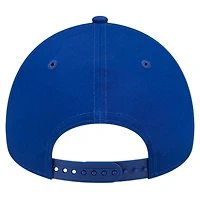 Casquette ajustable 9FORTY couleur équipe A-Frame Royal New York Mets New Era pour hommes