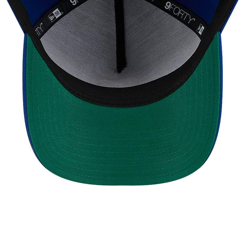 Casquette ajustable 9FORTY couleur équipe A-Frame Royal New York Mets New Era pour hommes