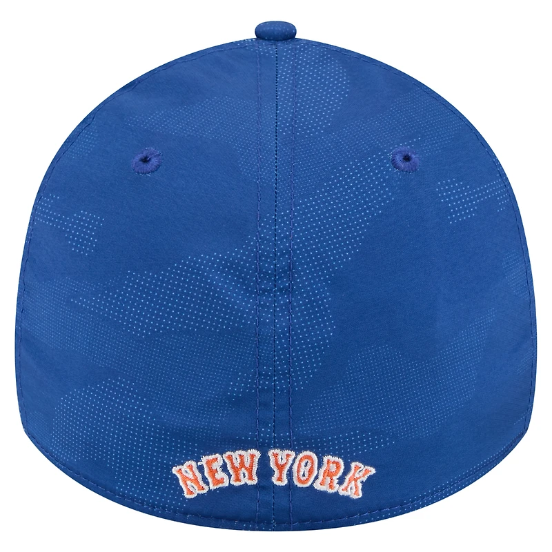 Men's New Era Royal York Mets Tonal Camo 39THIRTY Flex Hat