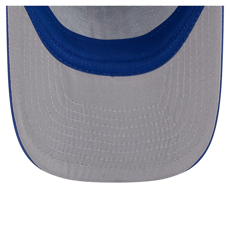 Men's New Era  Royal New York Mets Worn A-Frame 9FIFTY Trucker Snapback Hat
