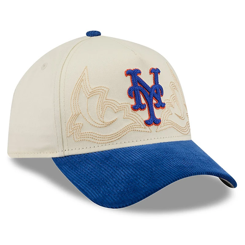 Casquette ajustable New Era Stone New York Mets Western Stitch 9FORTY pour homme