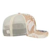 Men's New Era  Tan New York Mets Tonal Palm COOLERA 9SEVENTY Adjustable Trucker Hat