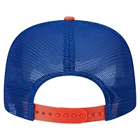 Men's New Era White/Orange New York Mets Retro Script Trucker 9FIFTY Snapback Hat