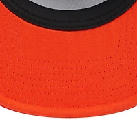 Men's New Era White/Orange New York Mets Team Foam Front A-Frame Trucker 9FIFTY Snapback Hat