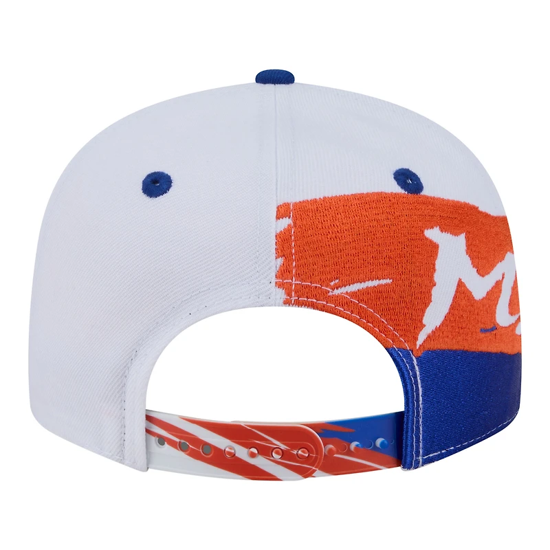Men's New Era White/Royal New York Mets 9FIFTY Snapback Hat