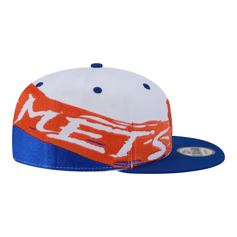 Men's New Era White/Royal New York Mets 9FIFTY Snapback Hat