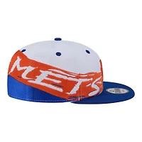Men's New Era White/Royal New York Mets 9FIFTY Snapback Hat