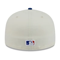 Men's New Era White/Royal York Mets Blossom 59FIFTY Fitted Hat