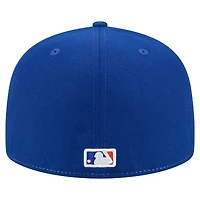 Men's New Era White/Royal York Mets Repeat 59FIFTY Fitted Hat