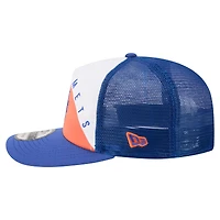 Men's New Era White/Royal New York Mets Retro Cut 19TWENTY Adjustable Trucker Hat