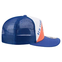Men's New Era White/Royal New York Mets Retro Cut 19TWENTY Adjustable Trucker Hat