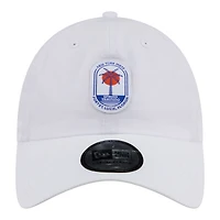 Casquette New Era blanche pour homme, New York Mets, pack d'entraînement de printemps 2026, modèle Icon, classique et décontractée, ajustable.