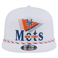 Casquette snapback New Era blanche New York Mets Collide pour homme
