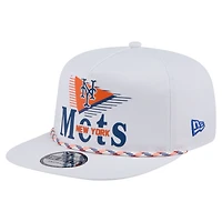 Casquette snapback New Era blanche New York Mets Collide pour homme