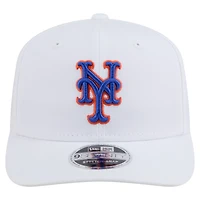 Casquette ajustable New Era blanche New York Mets COOLERA 9SEVENTY pour homme