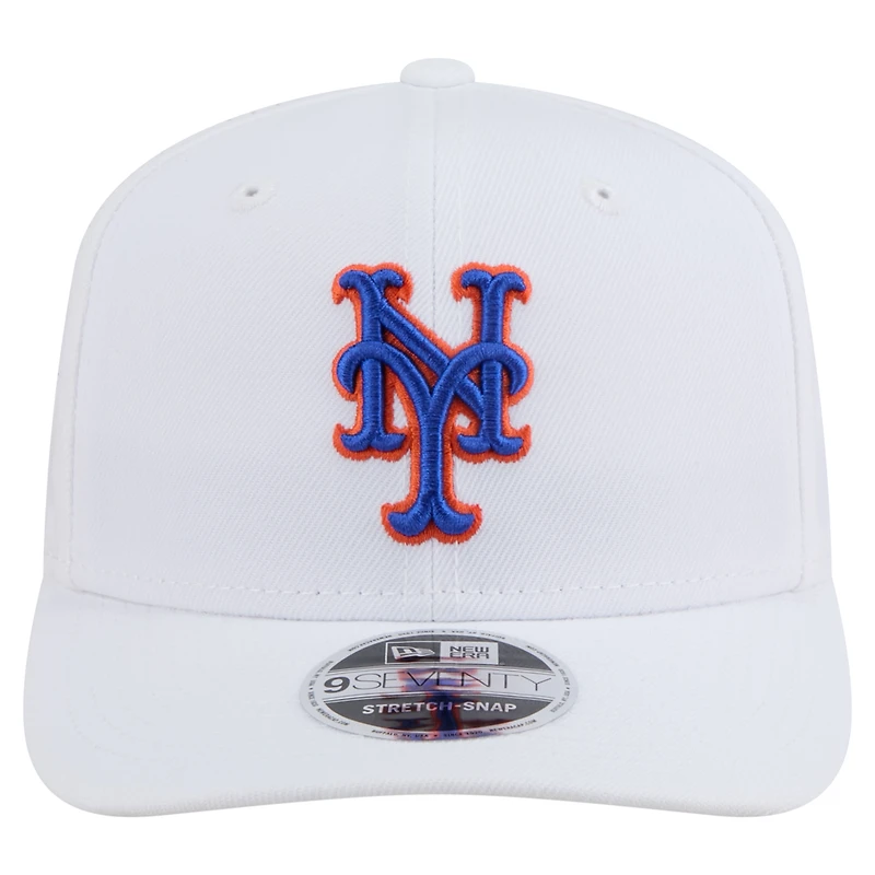 Men's New Era White New York Mets COOLERA 9SEVENTY Adjustable Hat